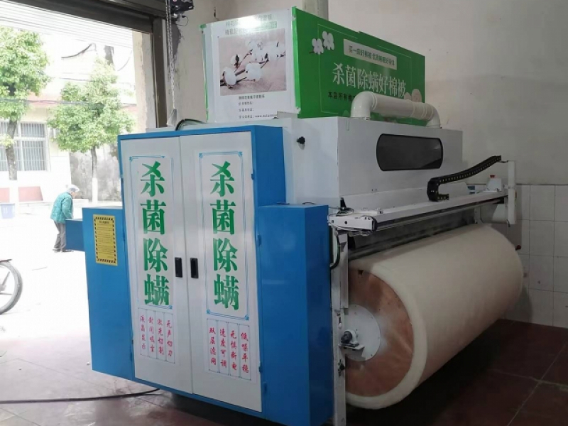 湖北仙桃付老板訂購的開松梳理一體機(jī)安裝驗(yàn)收